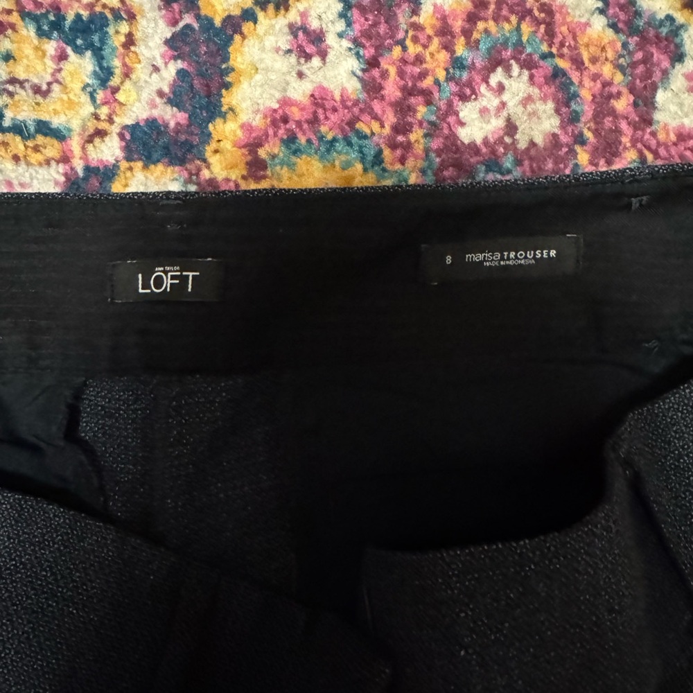 LOFT Dark Gray Trousers - Picture 2 of 2